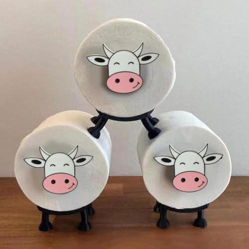 Cow Toilet Roll Holder - Funny 3D Printed Bathroom Decor 1