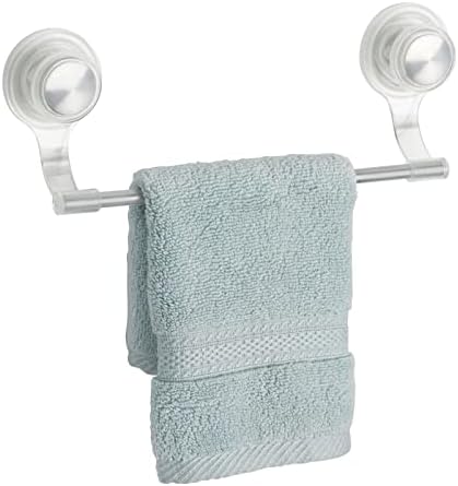 mDesign Towel Bar 2 Pack Clear Stainless Steel