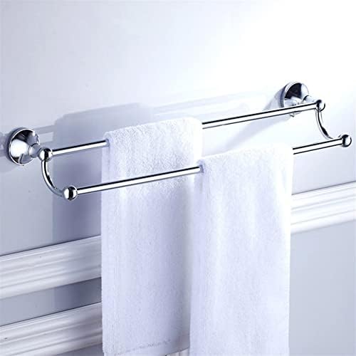 ANNBKA Double Towel Bar Wall Mounted Chrome