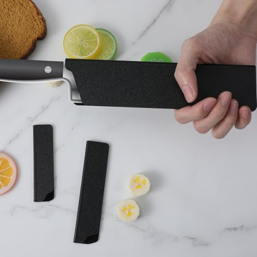 Teaaha 3PCS Chef Knife Sheath Set 458 Inch Universal Blade Guard