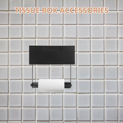 FOYTOKI 4pcs Plastic Toilet Paper Holder with Spring Load