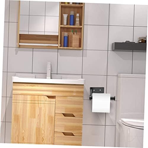 HEALEEP Wall-Mounted Toilet Paper Holder Rustproof Space-Saving Tissue Organizer