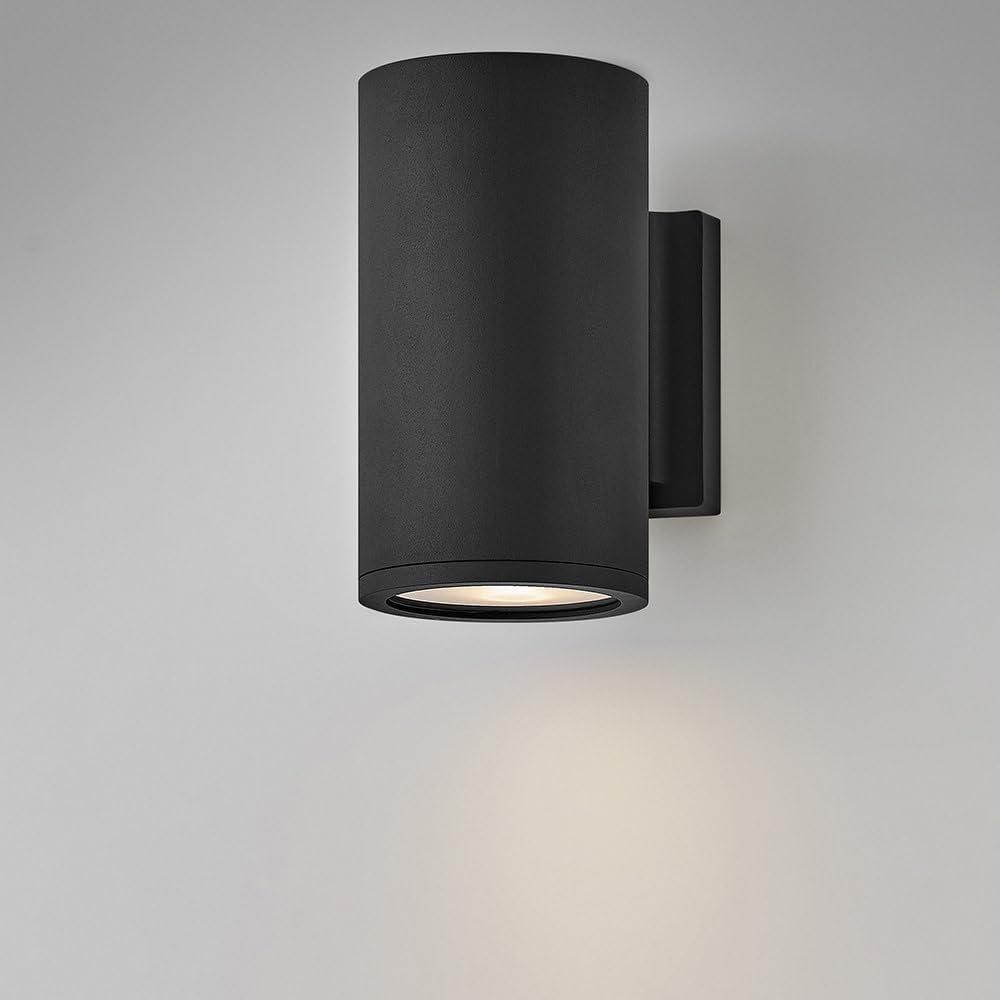 Hinkley Silo 13590BK-LL Black Wall Lantern with LED