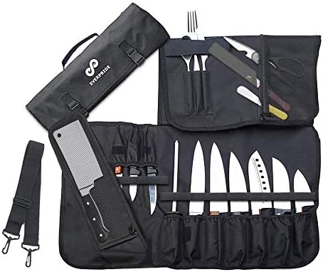 EVERPRIDE Chef Knife Roll Bag Holds 10 Knives 1