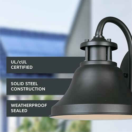 Designers Fountain 31311-BZ Bayport Outdoor Wall Lantern Sconce