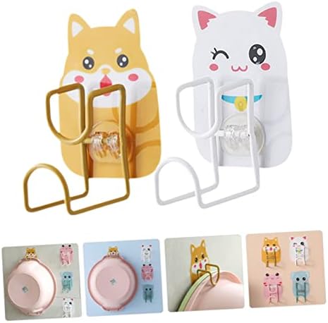Cute Animal Wall Hooks Set for Bathroom Kitchen Study