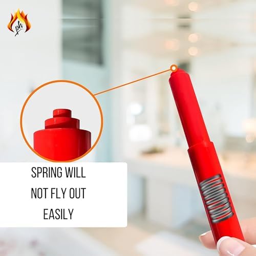 Red Toilet Paper Holder Spring Rod Replacement 7 Inch 1