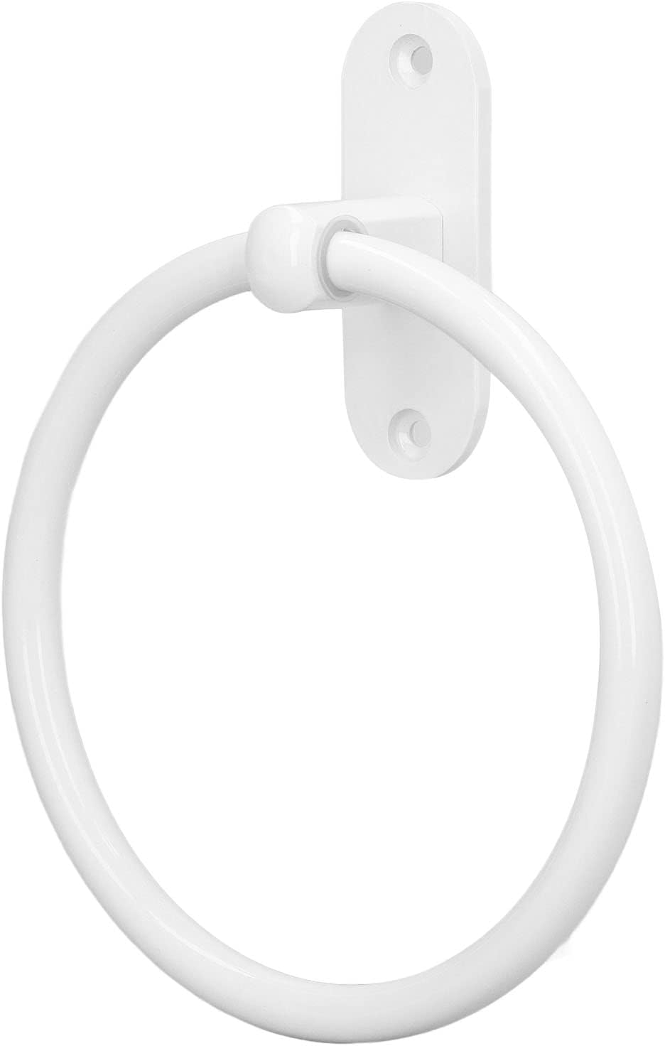 Diydeg Aluminum Alloy White Towel Holder