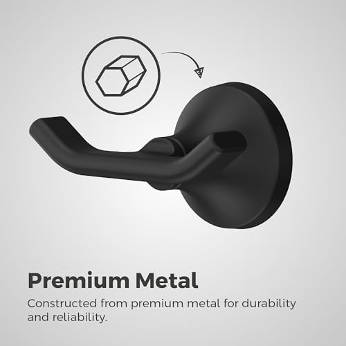 Pfister Vedra Towel Hook Matte Black Wall-Mounted