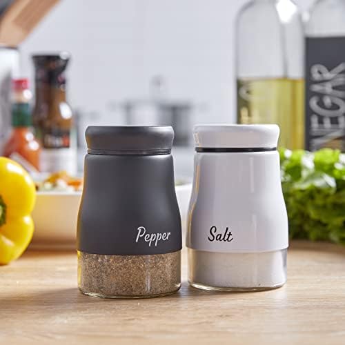 Bivvclaz Salt Pepper Shakers Set 5 Ounce
