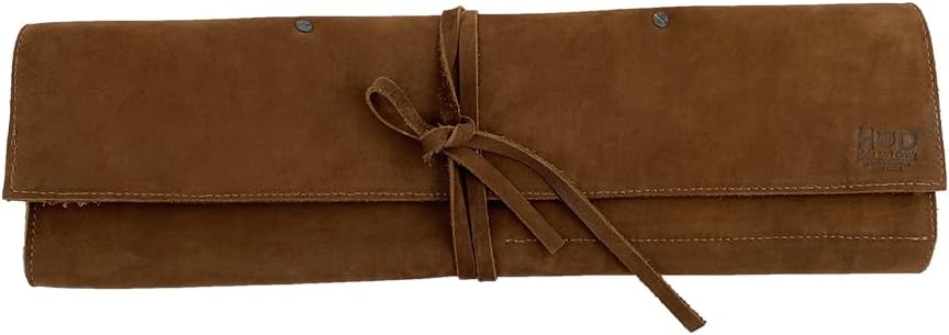 Hide Drink Rustic Knife Roll Case with 5 Pockets 1