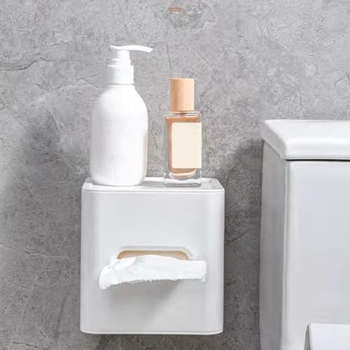 Sturdy Toilet Paper Holder with Back Adhesive Tape