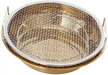 Stainless Steel Fine Mesh Fried Food Drain Rack with Tray