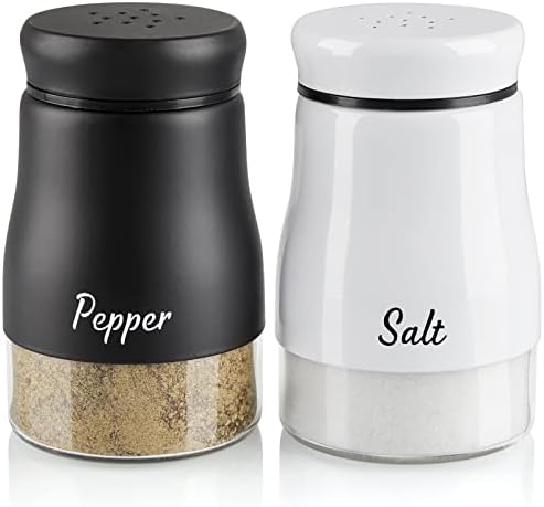 Bivvclaz Salt Pepper Shakers Set 5 Ounce
