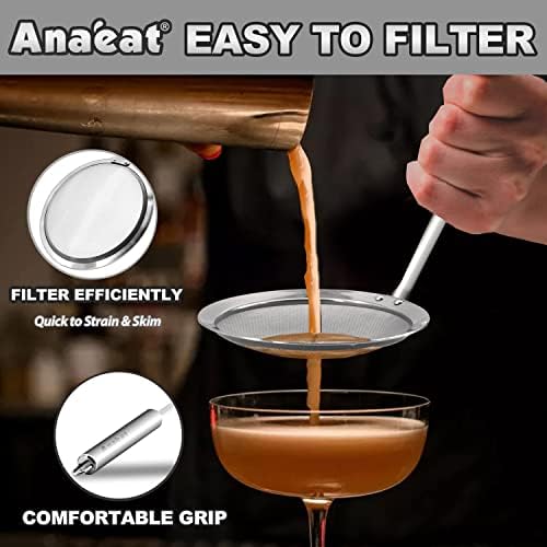 Anaeat 4 Inch Fat Skimmer Spoon with Long Handle 1