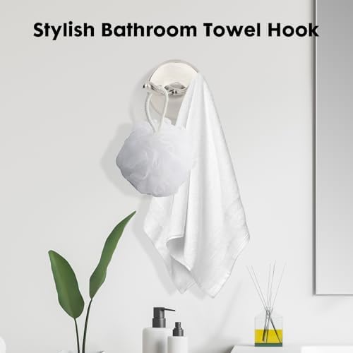 Ntipox Brushed Nickel Towel Hooks 2 Pack