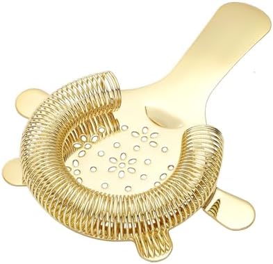 YUHWYI 4-Prong Cocktail Strainer with Star Design 1