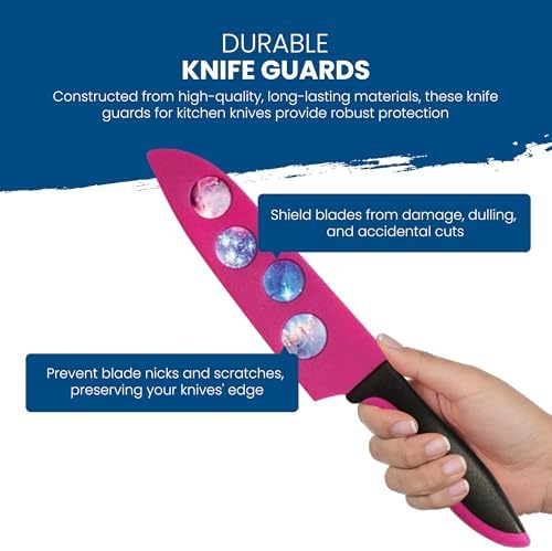 Chefs Vision Cosmos Knife Blade Covers - Durable Stylish Knife Guards