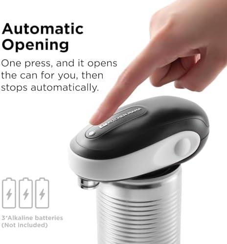 Kitchen Mama One-To-Go Electric Can Opener - White