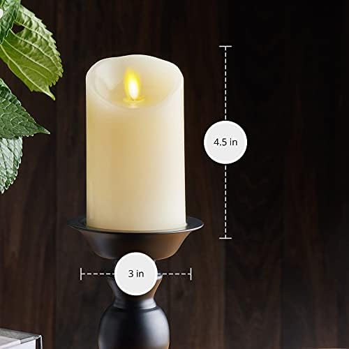 Luminara Flameless LED Ivory Pillar Candle 3 x 45 1
