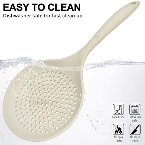 GDDGCUO 145 Inch Heat Resistant Skimmer Spoon