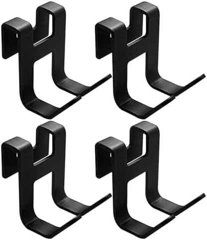 4 Multifunction Shower Caddy Hooks with Double Hook Design