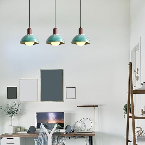 Kiven L Style 2-Wire Track Pendant Light with Ceramic Shade