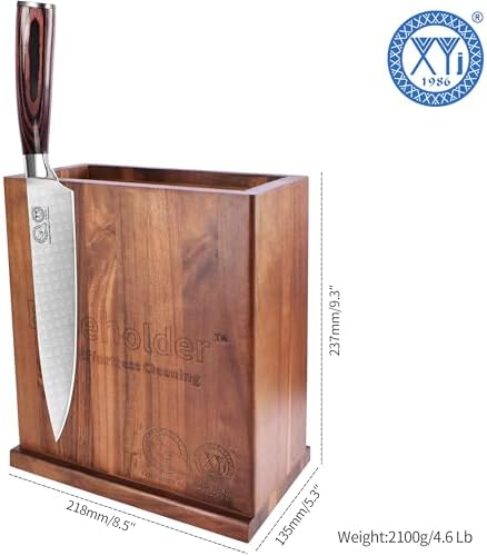 XYJ Magnetic Knife Block Holder Double Side Storage 1
