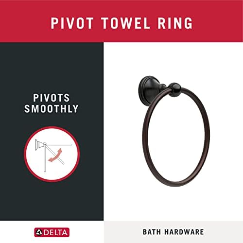 Delta Crestfield Venetian Bronze Towel Ring