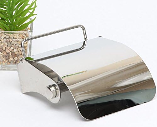 EzHome Self Adhesive Toilet Paper Holder Brushed Finish