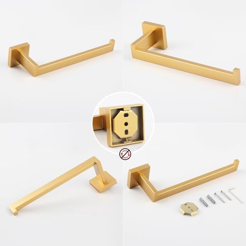 GERZWY Gold Towel Ring Bathroom Hardware