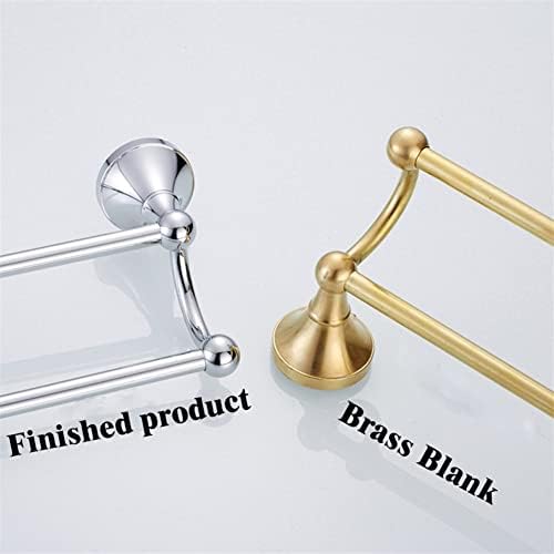 ANNBKA Double Towel Bar Wall Mounted Chrome