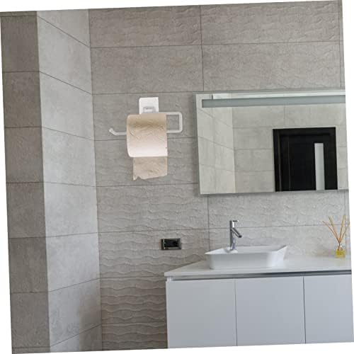 1Pc Wall Mount Toilet Paper Holder Durable Stylish Space Saving