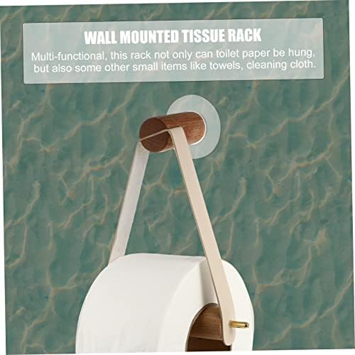 Holibanna Wall Mount Toilet Paper Holder Durable and Space-Saving Design