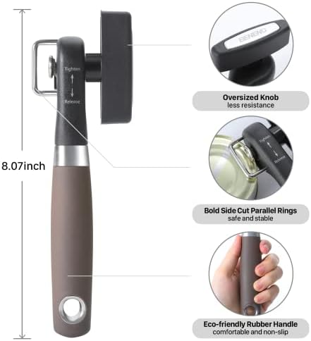 Beneno Smooth Edge Manual Can Opener with Durable Blade