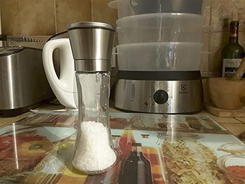 LEIXIUSM Salt Pepper Mill Shakers Set of 2