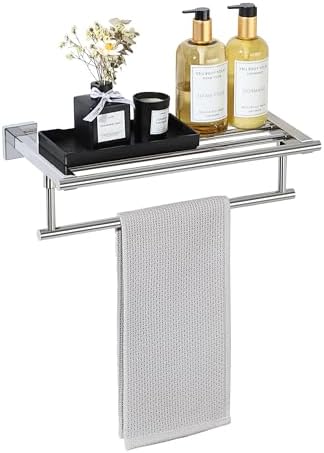 Alise 16 Inch Polished Chrome Towel Rack
