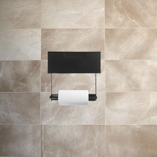 FOYTOKI 4pcs Plastic Toilet Paper Holder with Spring Load