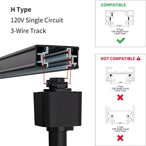 Mirrea 12 Pack LED Track Light Heads