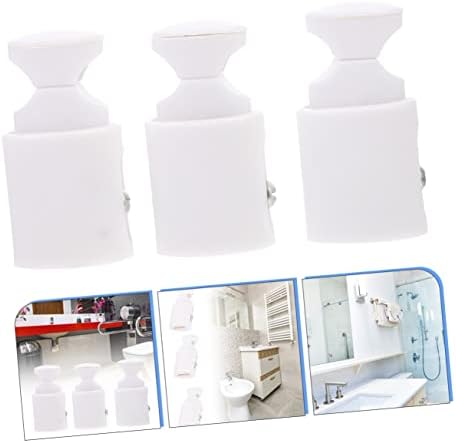Vaguelly 3pcs Plastic Radiator Hooks for Bathroom 1