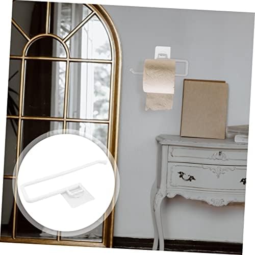 1Pc Wall Mount Toilet Paper Holder Durable Stylish Space Saving