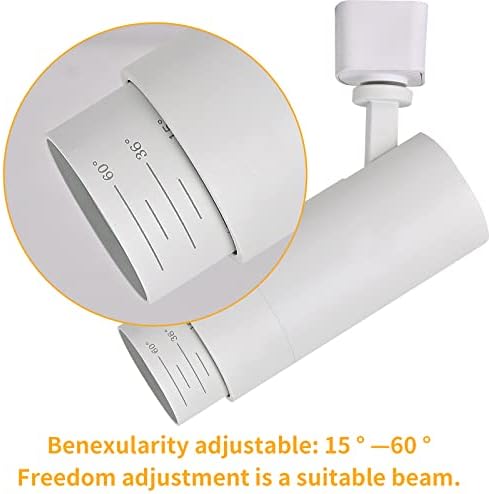 5CCT LED Track Lighting Heads 12W Dimmable 4-Pack