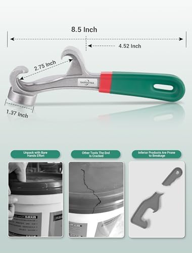 SARDVISA 85 Inch Aluminum Bucket Lid Opener