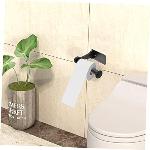 HEALEEP Wall-Mounted Toilet Paper Holder Rustproof Space-Saving Tissue Organizer