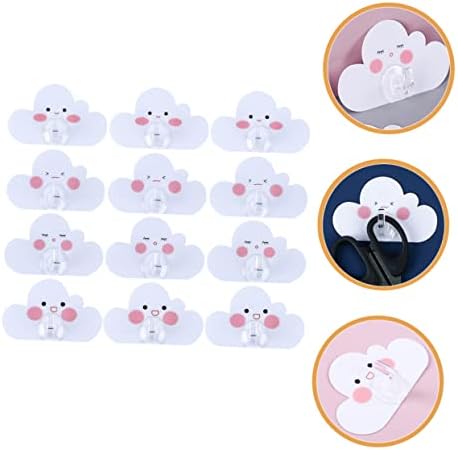 DECHOUS 12pcs Cloud Decor Hooks for Boys Girls Room