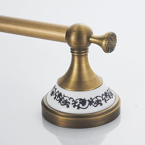 PEONYBATH Antique Bronze Towel Bar 155-275 Inch