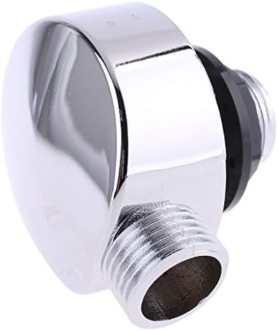 Chromed Plastic Shower Connector for Bathrooms