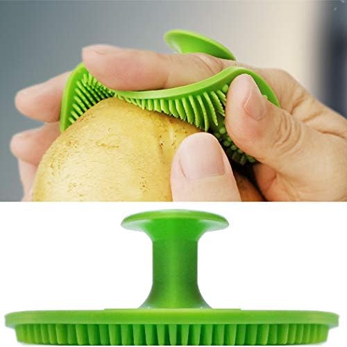ZEMOZEN Vegetable Scrubber Brush Green