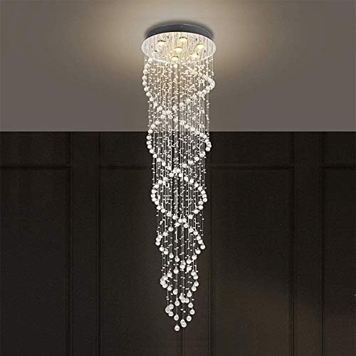 LED Hanging Light Chandelier with Rotating Design