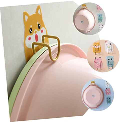 Cute Animal Wall Hooks Set for Bathroom Kitchen Study